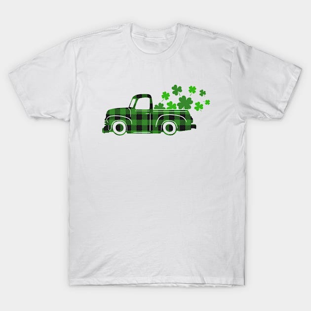 St Patrick's Day Truck T-Shirt by Daimon